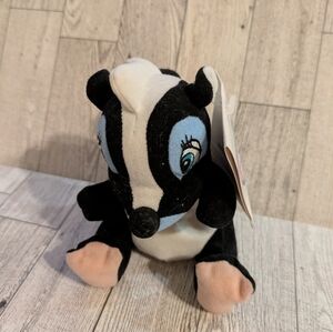 Disney Black and White Skunk Plush Toy 6"